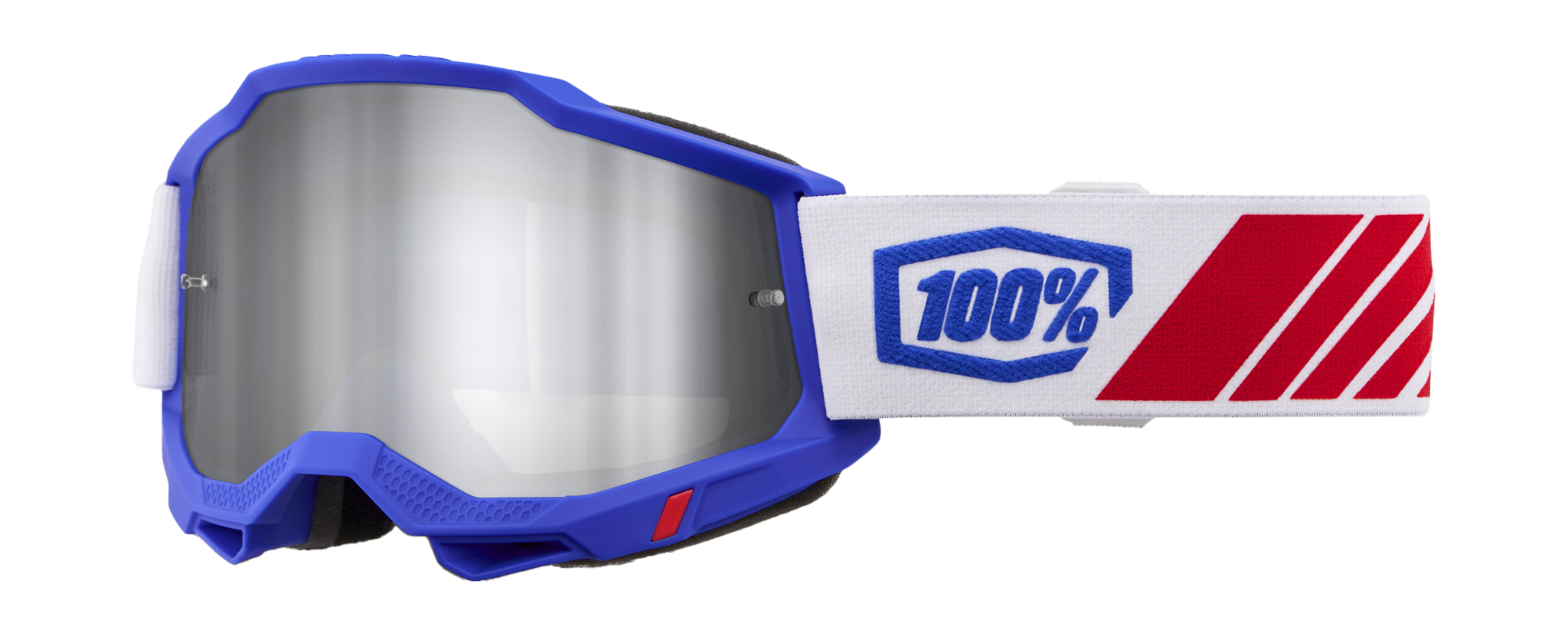 100% Crossbril Accuri 2 Kolby - Spiegel Zilver Lens