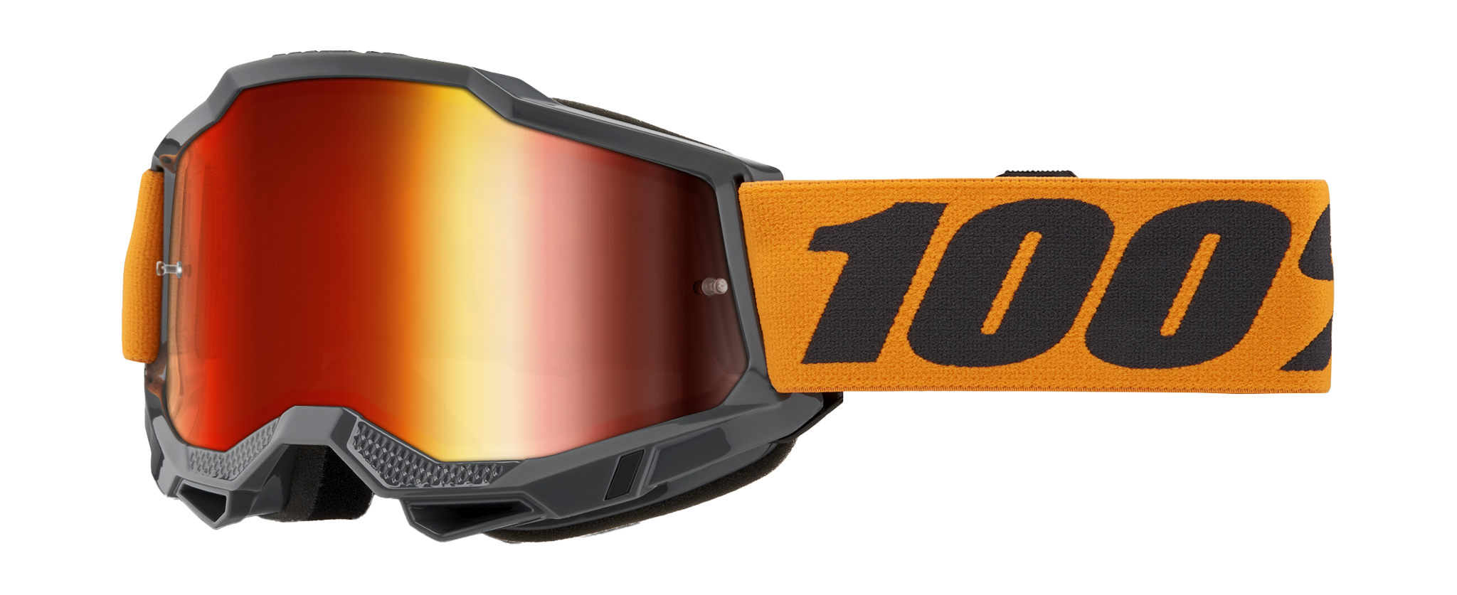 100% Crossbril Accuri 2 Orange - Spiegel Rood Lens