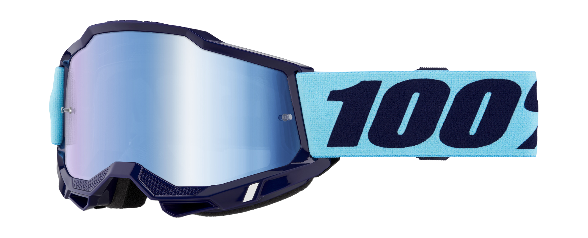 100% Crossbril Accuri 2 Vaulter - Spiegel Blauw Lens