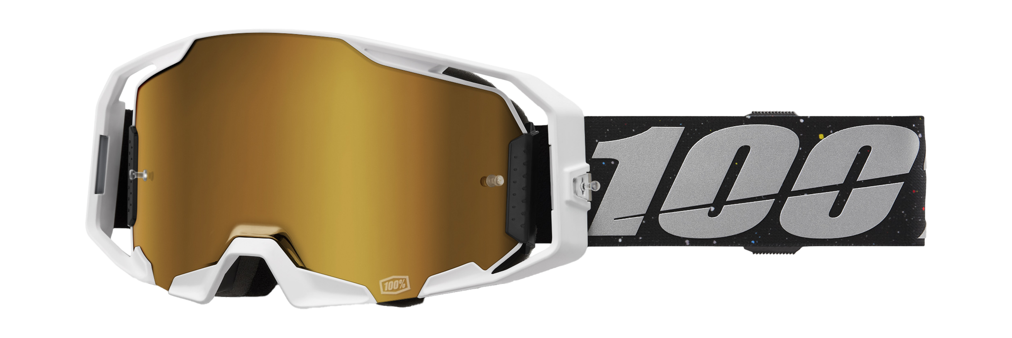 100% Crossbril ARmatic RapidRacer - Spiegel True Goud Lens