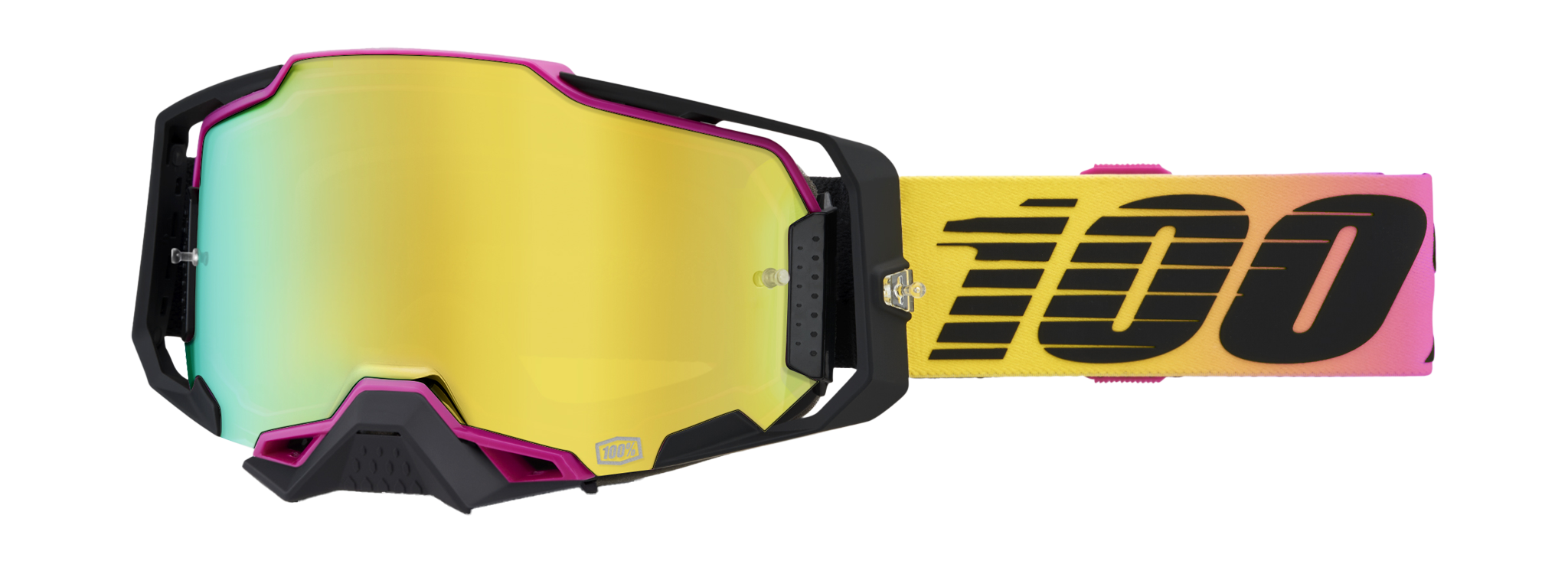 100% Crossbril Armega 91 - Spiegel Goud Lens