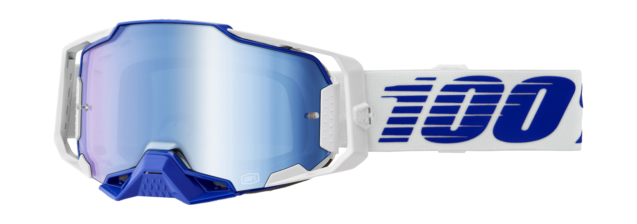 100% Crossbril Armega Blue - Spiegel Blauw Lens