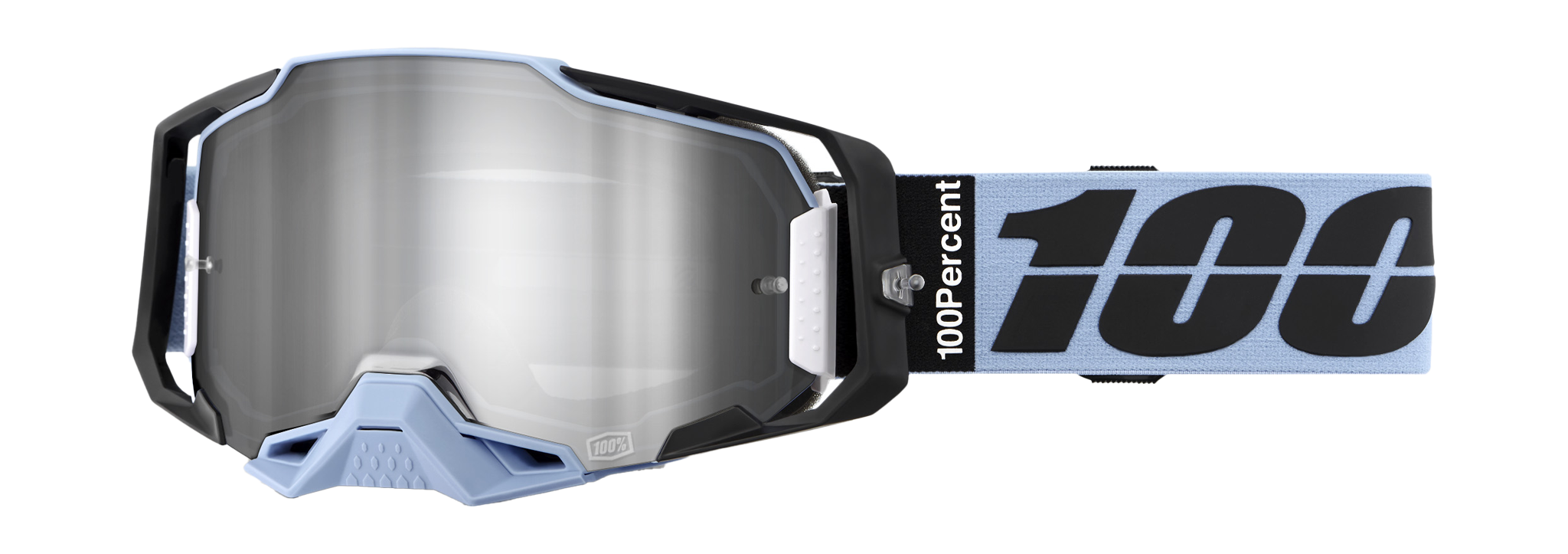 100% Crossbril Armega Petros - Spiegel Zilver Lens