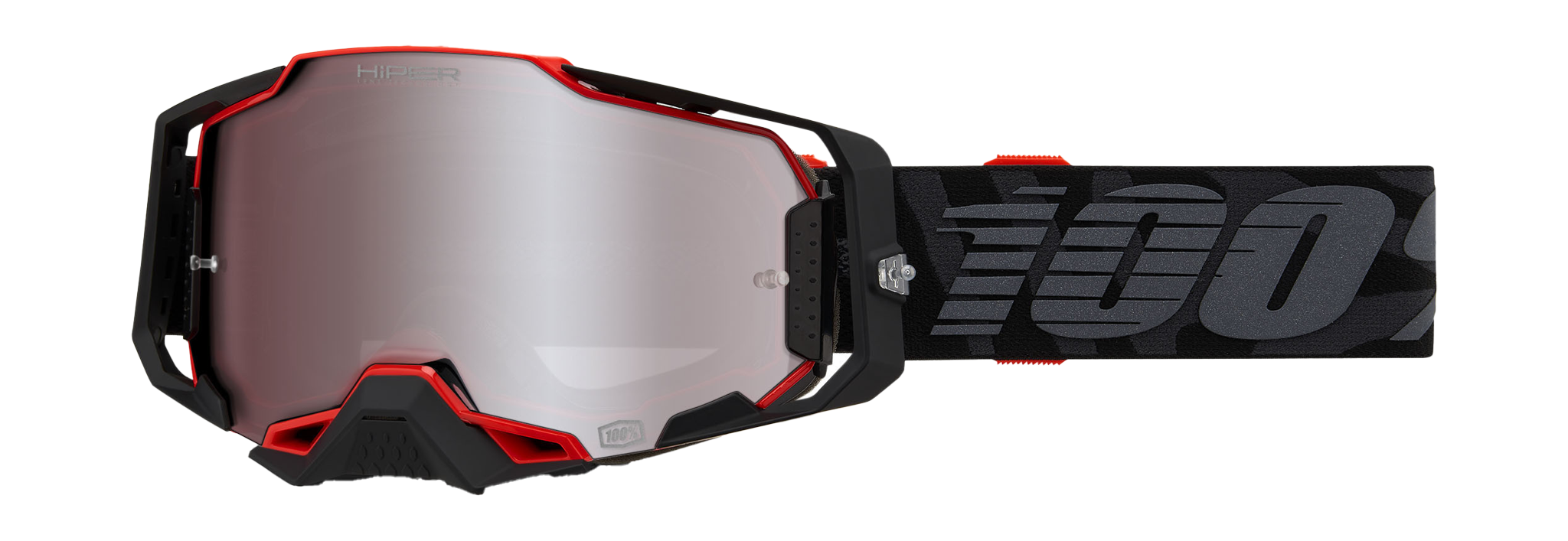 100% Crossbril Armega RENEN - HiPER Spiegel Zilver Lens