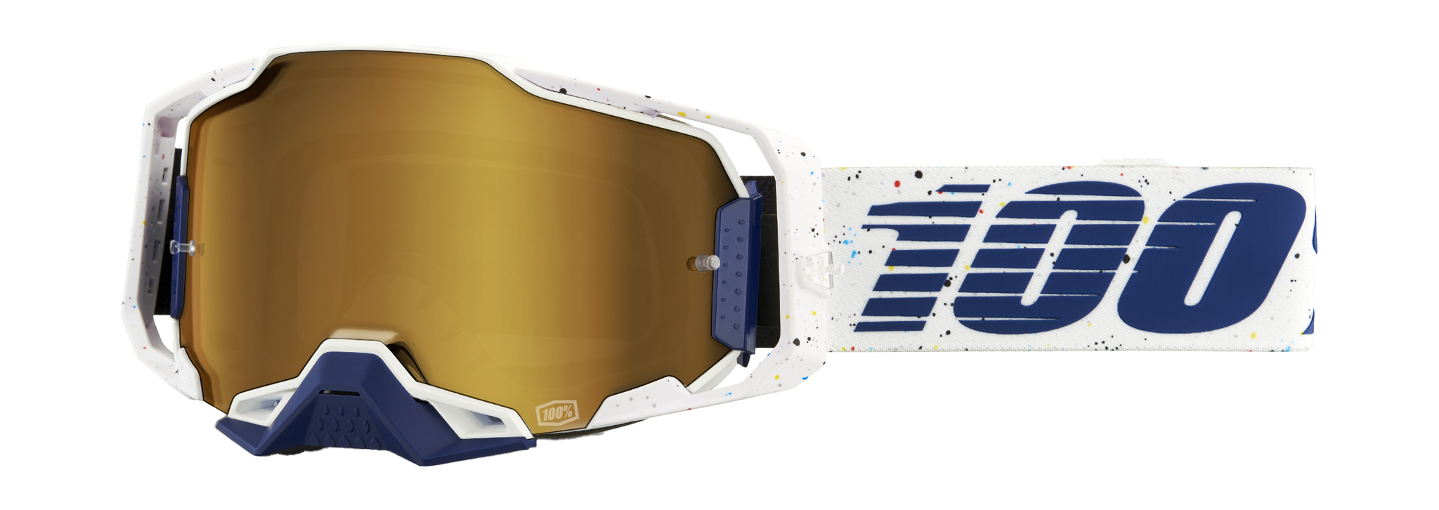 100% Crossbril Armega Solis - Spiegel True Goud Lens