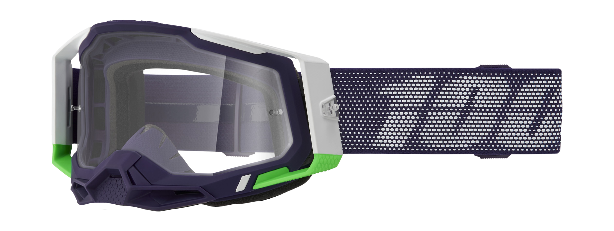 100% Crossbril Racecraft 2 Krakov - Clear Lens