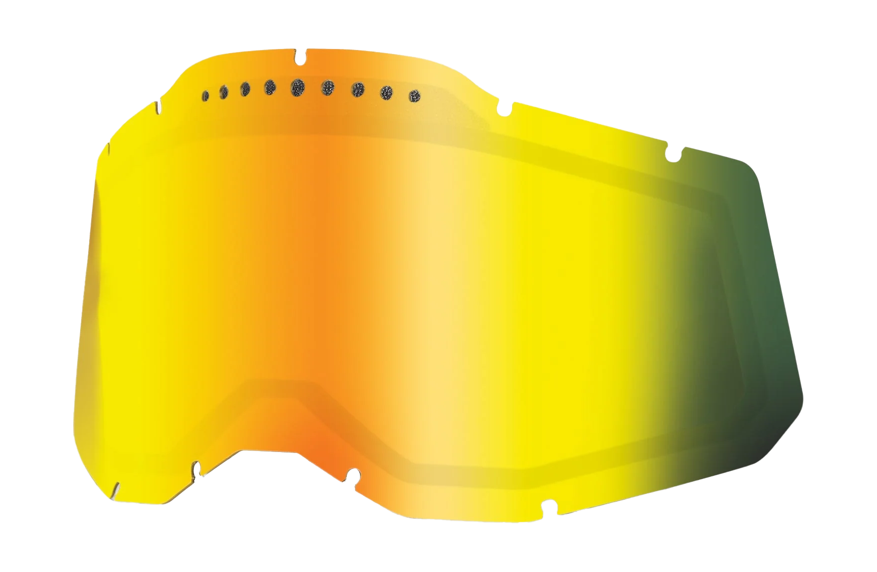 100% Lens RC2/AC2/ST2 - Dual Vented Spiegel Goud