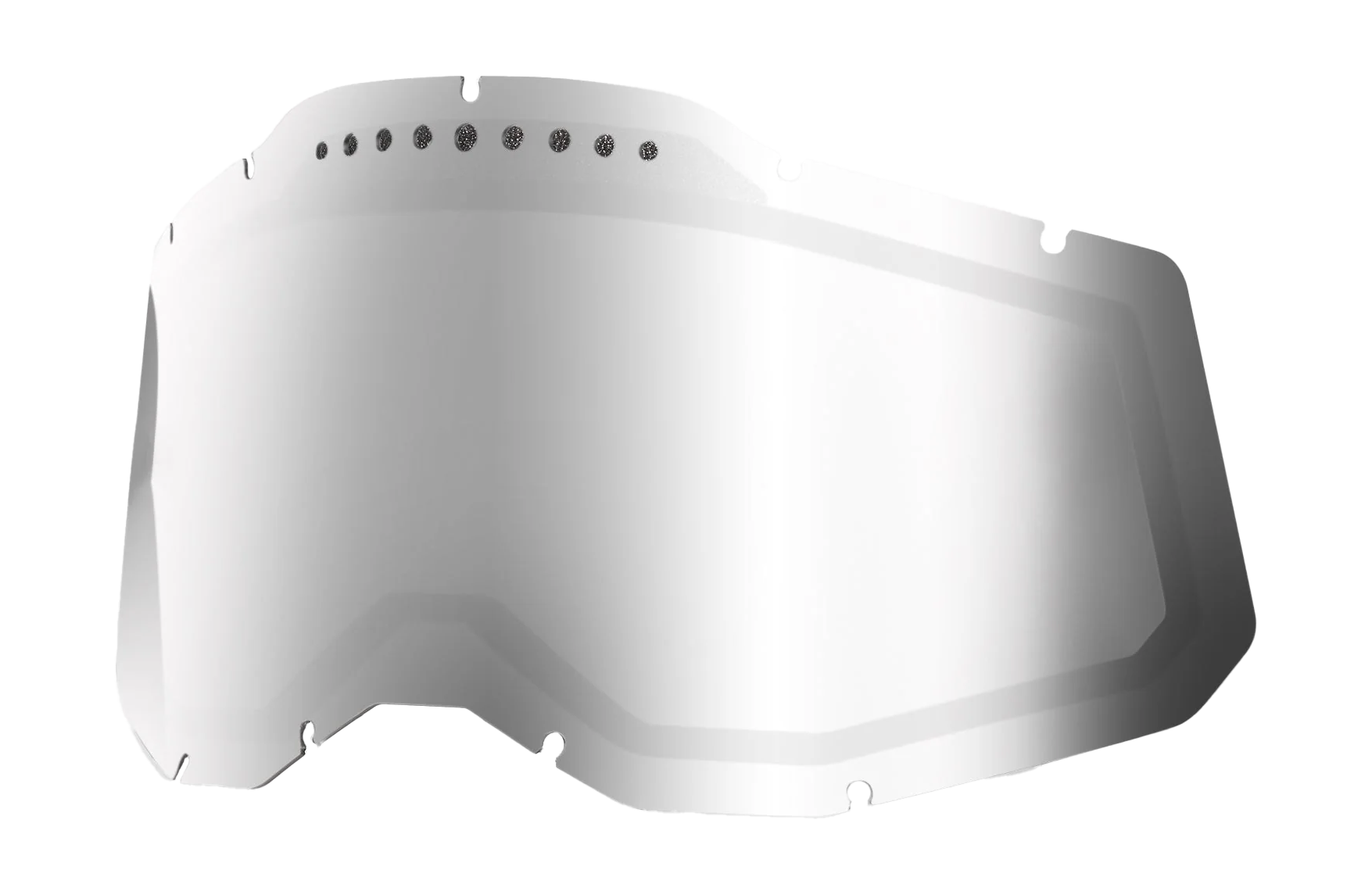 100% Lens RC2/AC2/ST2 - Dual Vented Spiegel Zilver