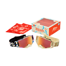 100% Crossbril Armega Donut Jett Lawrence - Spiegel Multi Lens - 2 Stuks