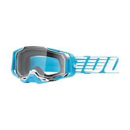 100% Motocross Goggle Armega Oversized Sky - Clear