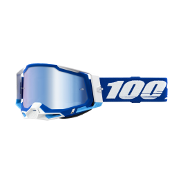 100% Crossbril Racecraft 2 Blue - Spiegel Blauw Lens