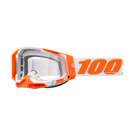 100% Crossbril Racecraft 2 Orange - Clear Lens