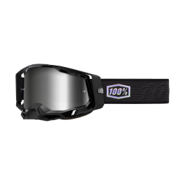 100% Crossbril Racecraft 2 Topo - Spiegel Zilver Lens