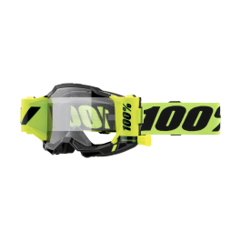 100% Motocross Goggle Roll-Off Accuri 2 Forecast Neon Yellow - Clear