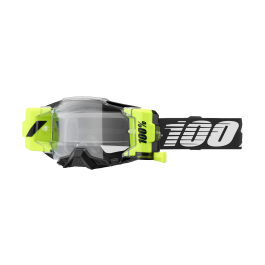 100% Motocross Goggle Roll-Off Armega Forecast Black - Clear