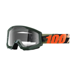 100% Crossbril Strata 1 Huntsitan - Clear Lens