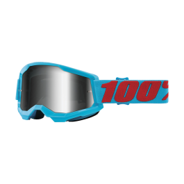 100% Motocross Goggle Strata 2 Summit - Mirror Silver