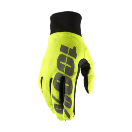 100% Crosshandschoenen Winter Hydromatic Waterproof - Neon Geel
