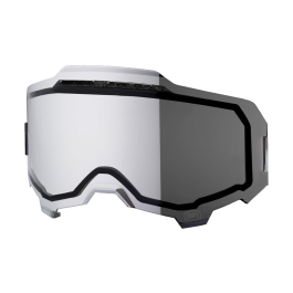 100% Lens ARMEGA / ARMATIC - Injected Dual Vented Spiegel Zilver Flash