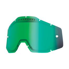 100% Lens RC1/AC1/ST1 - Dual Vented Spiegel Groen