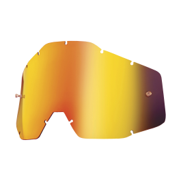 100% Lens RC1/AC1/ST1 - Standaard Spiegel Rood