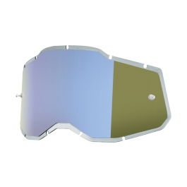 100% Lens RC2/AC2/ST2 - Injected Spiegel Blauw