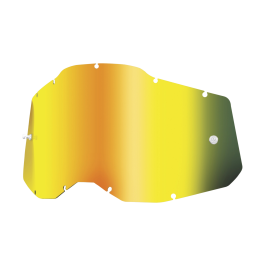 100% Lens RC2/AC2/ST2 - Standaard Spiegel Goud