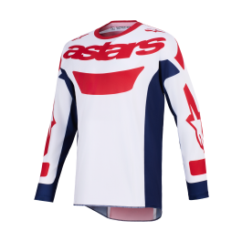Alpinestars Cross Shirt 2026 Racer Riway - Wit / Blauw / Rood