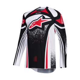 Alpinestars Cross Shirt 2026 Techstar Nomur - Zwart / Wit / Rood