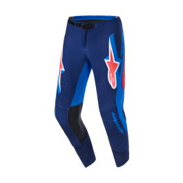 Alpinestars Crossbroek 2026 Supertech Vista - Donker Navy / Hot Coral / Cobalt