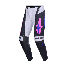Alpinestars Crossbroek 2026 Techstar Knif - Zwart / Licht Grijs / Paars