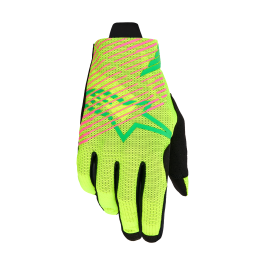 Alpinestars Crosshandschoenen 2026 Radar Pro - Groen / Fluo Geel / Fluo Roze