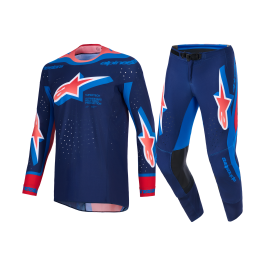Alpinestars Crosskleding 2026 Supertech Vista - Donker Navy / Hot Coral / Cobalt