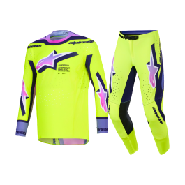 Alpinestars Crosskleding 2026 Supertech Vista - Geel / Paars / Zwart