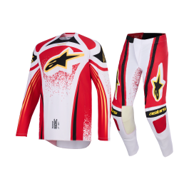 Alpinestars Crosskleding 2026 Techstar Nomur - Licht Grijs / Rood / Zwart