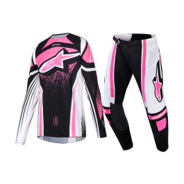 Alpinestars Dames Crosskleding 2026 Techstar Nomur - Zwart / Wit / Fuchsia