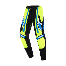 Alpinestars Kinder Crossbroek 2026 Supertech Nomur - Donker Navy / Fluo Geel / Ucla / Blauw