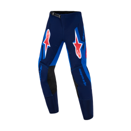 Alpinestars Kinder Crossbroek 2026 Supertech Vista - Donker Navy / Hot Coral / Cobalt