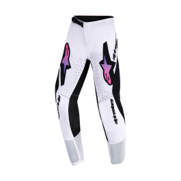 Alpinestars Kinder Crossbroek 2026 Supertech Vista - Wit / Paars / Zwart